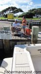 Kaya Steele and her father, of PA, with one of many puppy drum Kaya landed while sight-casting to fish in the Pamlico Sound with a pink 5' Zebco combo. she was fishing with wutg Capt. Jerry Teel of Got-Em Charters out of Teachs Lair Marina.